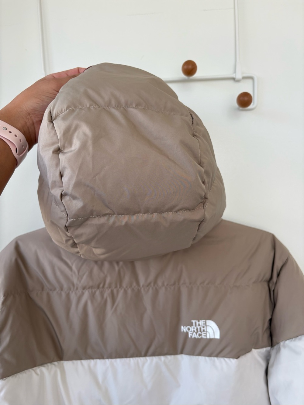 NEW North Face Frost Fall Hooded Down Jacket Size Small - Picture 6 of 10